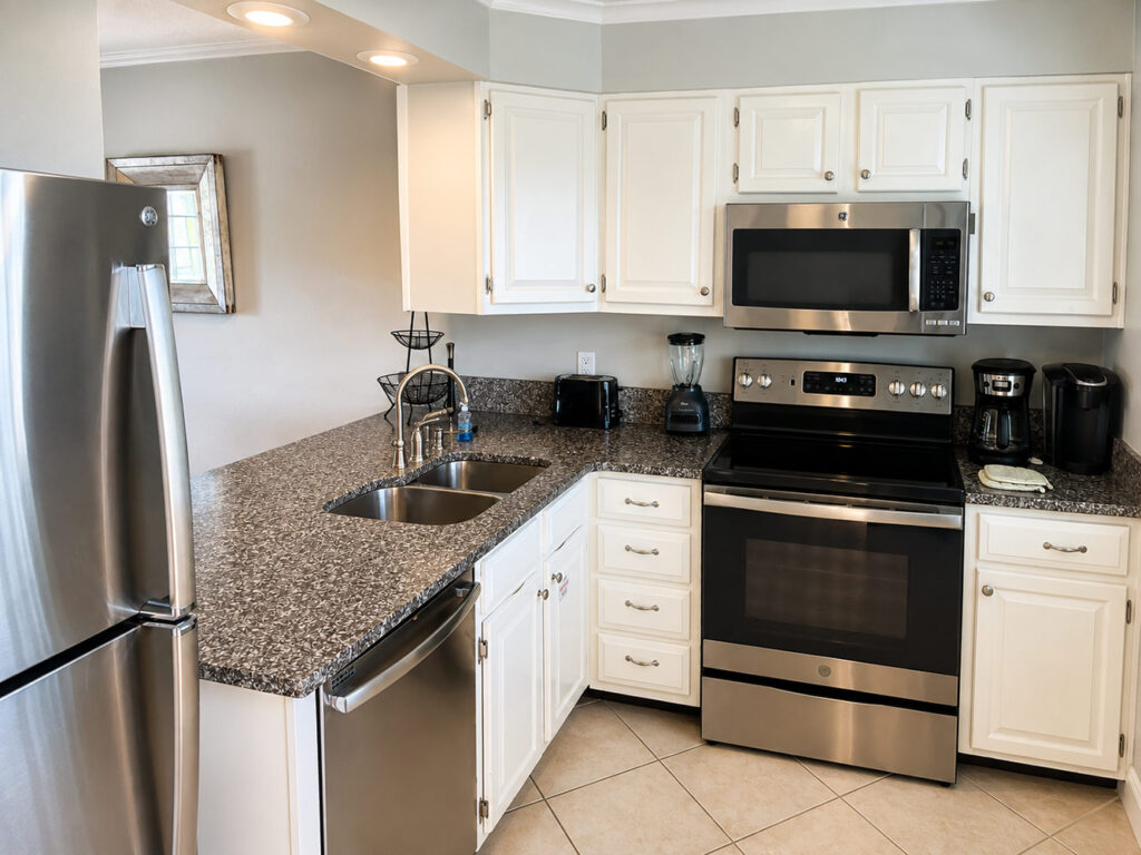 Unit 116 at The Islander in Destin, Florida - Kitchen
