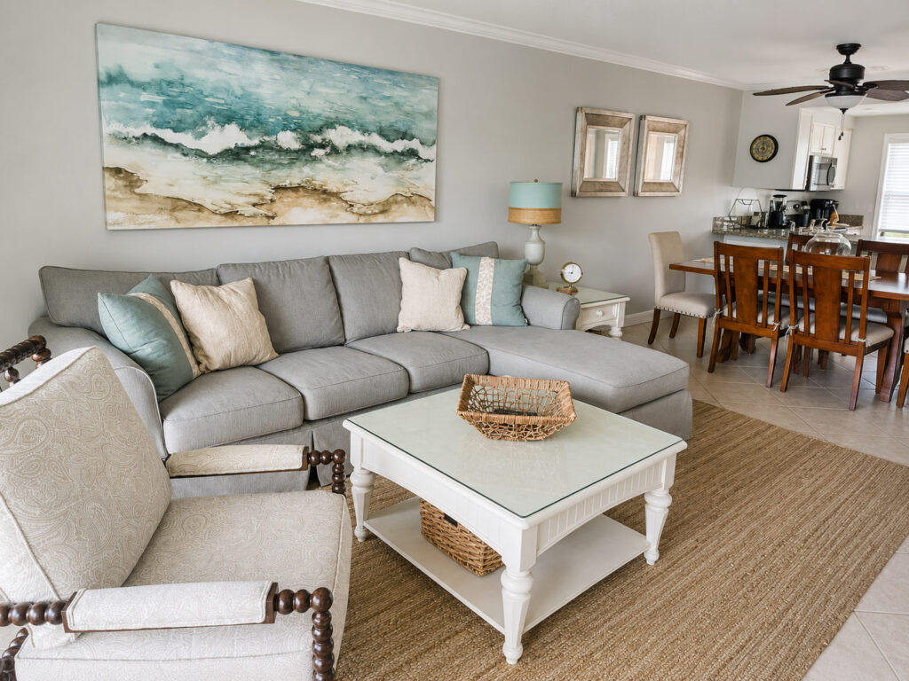 Unit 116 at The Islander in Destin, Florida - Living Room