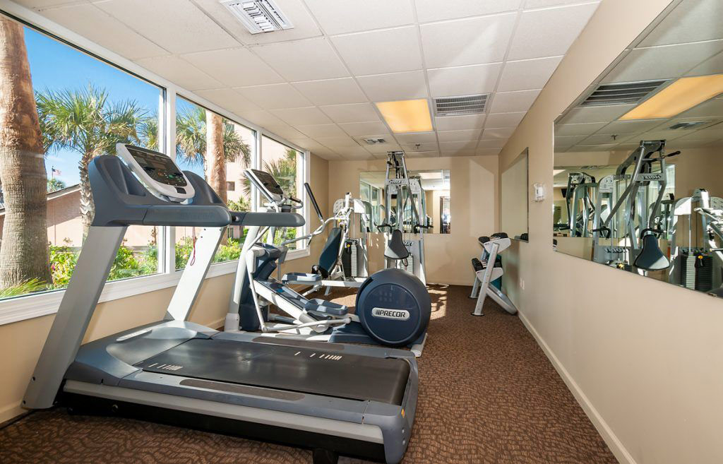 gym at The Islander
